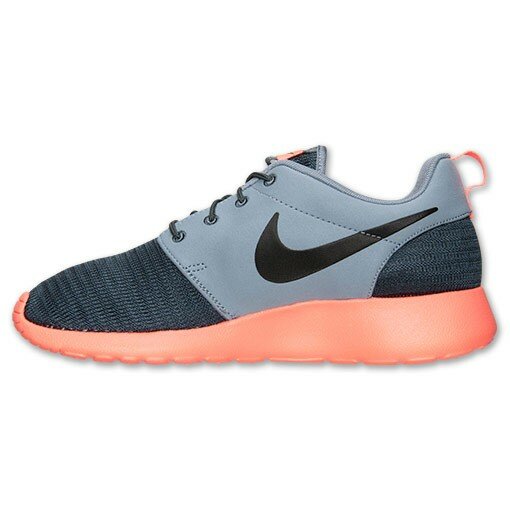 Nike Roshe Run Basket Homme Code de Style: 511881 097 Aimant Gris Foncé / Noir / Mangue Lumineuse