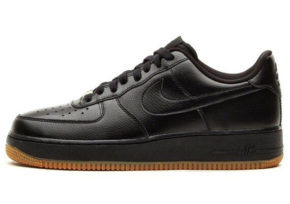 Nike Air Force 1 Low (Basse) Chaussures Homme Noir / Gomme
