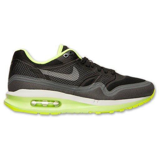 Chaussures Nike Air Max Lunar 1 Femme Noir / Gris Foncé / Fluo / Platine Pur
