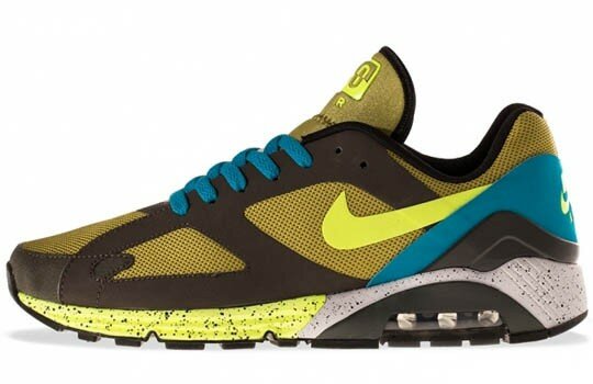 Chaussure Nike Air Max Terra 180 Homme Code de Style: 615589-770 Parachute Or / Fluo / Bleu / Blanc / Noir