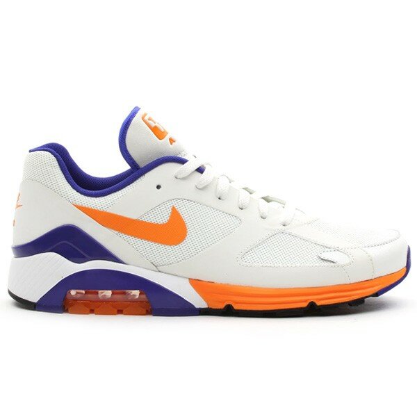 Chaussure Nike Air Max Terra 180 QS Homme Code de Style: 626500-100 Sommet Blanc / Brillant En Céramique / Orange / Bleu Foncé