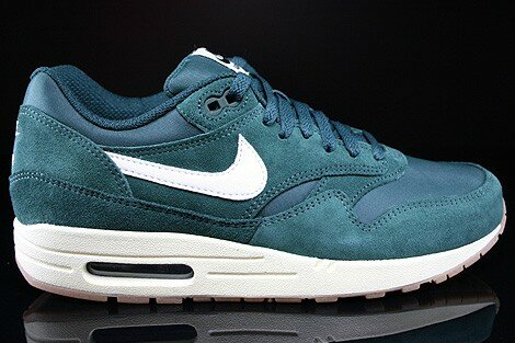 Chaussures Nike Air Max 1 Essential Suede (Daim) Homme Code de Style: 537383-311 Pro Vert Voile Noire