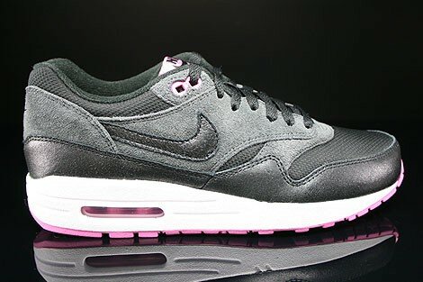 Chaussures Nike Air Max 1 Essential Femme Code de Style: 599820-005 Anthracite Rouge Noir Violet