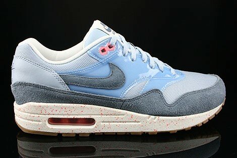 Chaussures Nike Air Max 1 Femme Code de Style: 319986-402 Arsenal Atomique Bleu Ardoise Arsenal Rose