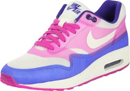 Chaussures Nike Air Max 1 Hyperfuse Prm Femme Code de Style: 579758-001 Naviguer Force Rose Hyper Bleue