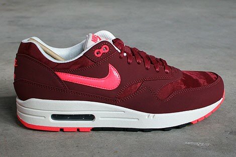Chaussures Nike Air Max 1 Premium Homme Code de Style: 512033-660 ?quipe Rouge Voile Noir Rouge Atomique
