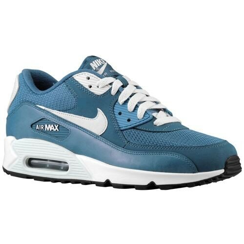Chaussures Nike Air Max 90 Essential Homme Code de Style: 37384405 Bleu Ardoise Neuve / Gris De Base Légère / Voile