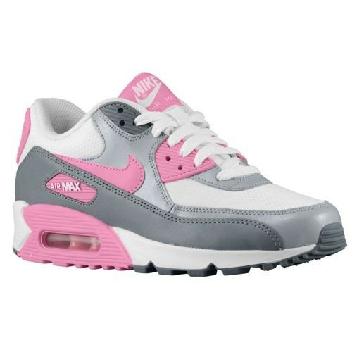 Nike Air Max 90 Essential Chaussures Femme Code de Style: 16730102 Blanc / Froid Gris / Loup Gris Lueur / Rose