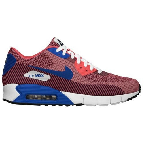 Chaussures Nike Air Max 90 Jacquard/JCRD Premium Homme Code de Style: 69822600 Hyper Poin?on / Vin Rouge / Blanc / Bleu Royal Salle De Gym / Obsidienne