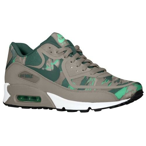 Chaussures Nike Air Max 90 Premium Tape Camo Homme Code de Style: 99249302 Gamma Vert ?pinette / Noir / Grise Mine Blanc /