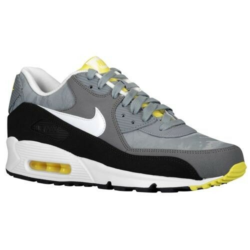 Chaussures Nike Air Max 90 Premium Homme Code de Style: 33888020 Fra?che Gris / Blanc / Noir / Citrine
