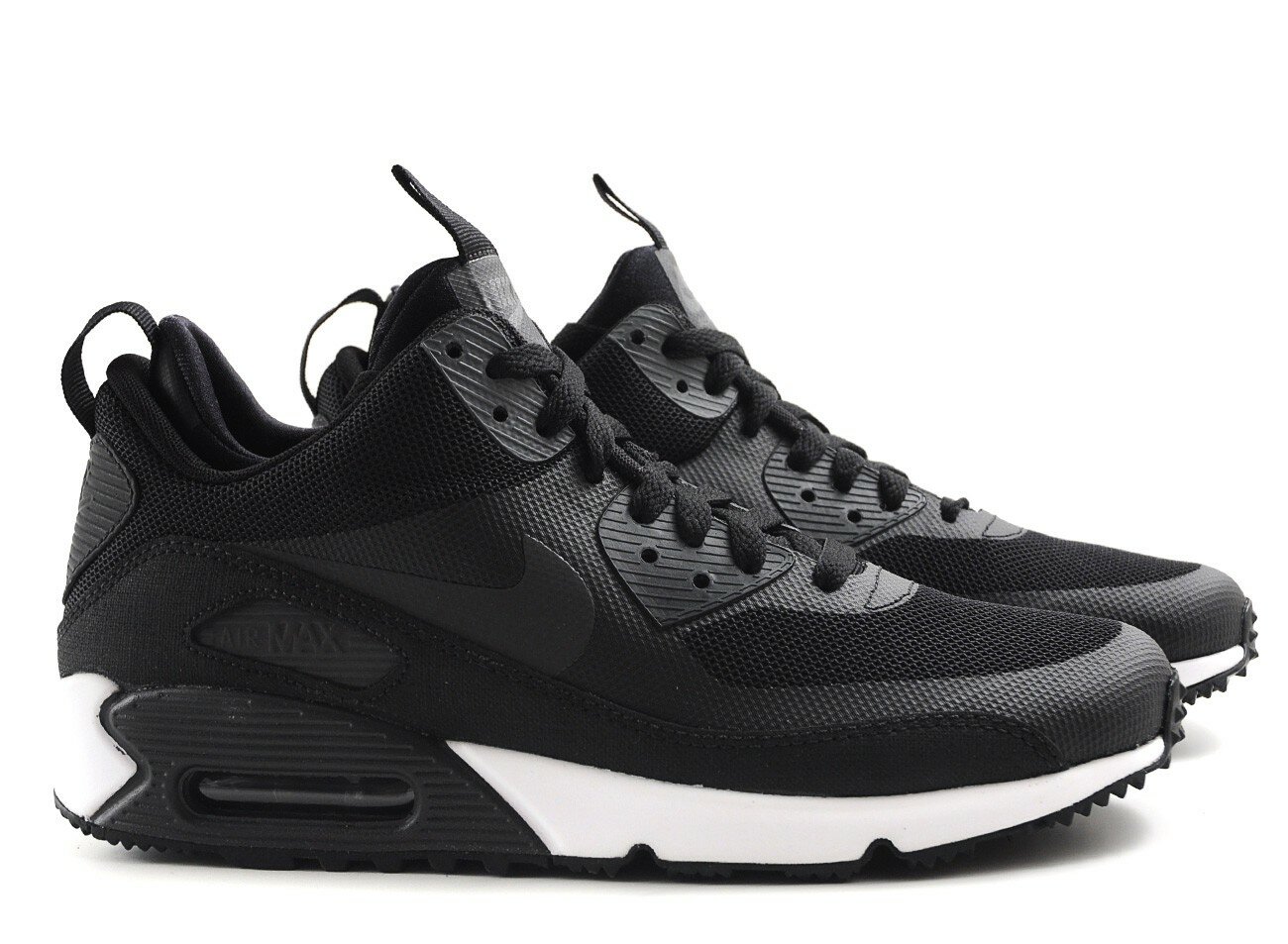 Chaussures Nike Air Max 90 Sneakerboot NS Code de Style: 616314-002 Noir / Anthracite Foncé Blanc