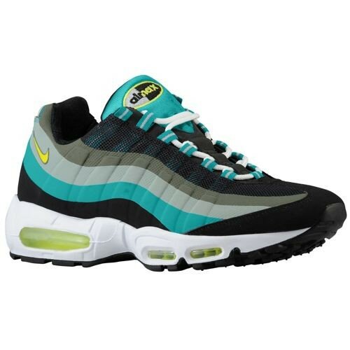 Chaussures Nike Air Max 95 No Sew Homme Code de Style: 16190033 Base De Lt Gris Vert / Turbo / Dk Mica Vert / Venin Vert / Blanc / Noir