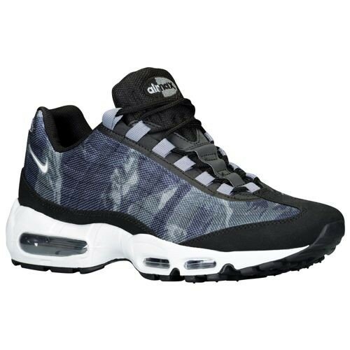 Nike Air Max 95 Premium Tape Camo Chaussures Homme Code de Style: 9425010 Noir / Blanc / Gris Clair / Loup Gris