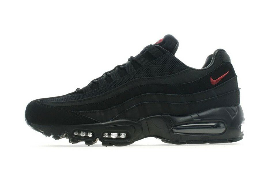 Chaussures Nike Air Max 95 Femme Noir / ?quipe Rouge