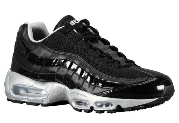 Chaussures Nike Air Max 95 Femme Argent Noir