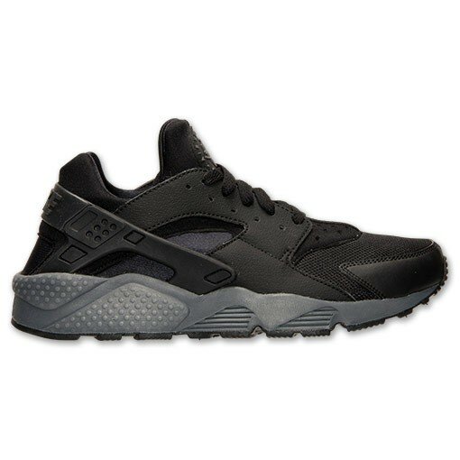 Nike Air Huarache Triple Black Basket Homme Code de Style: 318429 010 Noir / Gris Foncé