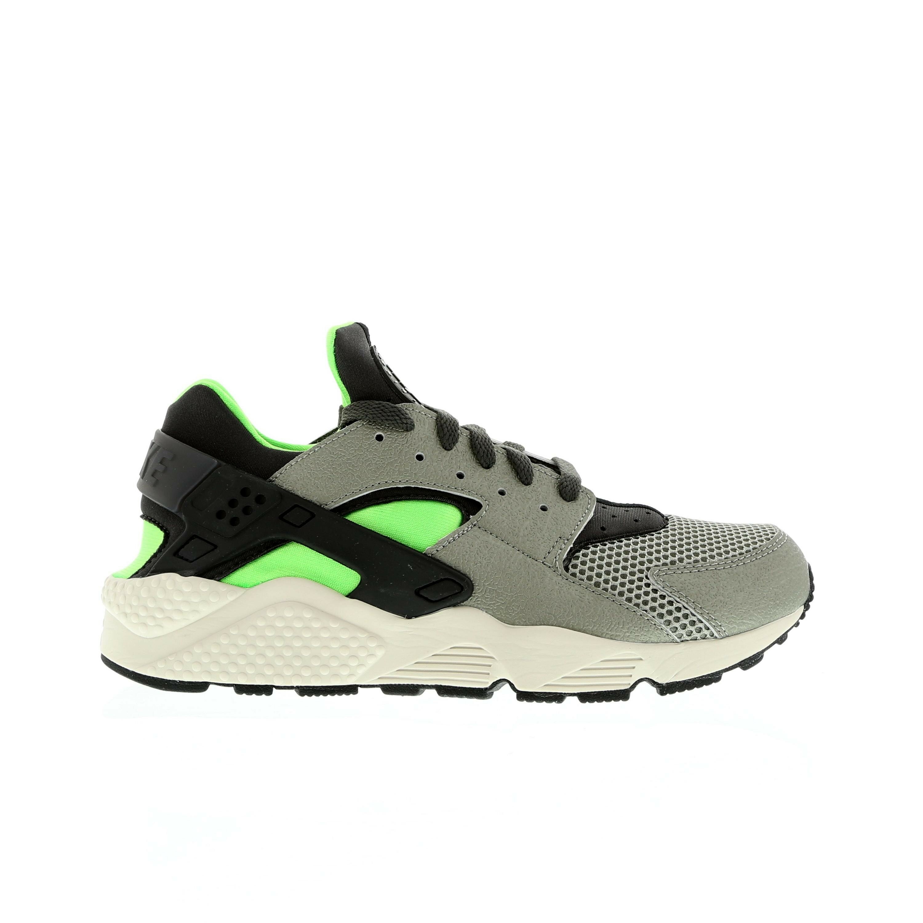 Basket Nike Air Huarache Homme Code de Style: 318429-013 Grise Mine / Mi Brouillard / Poison Vert