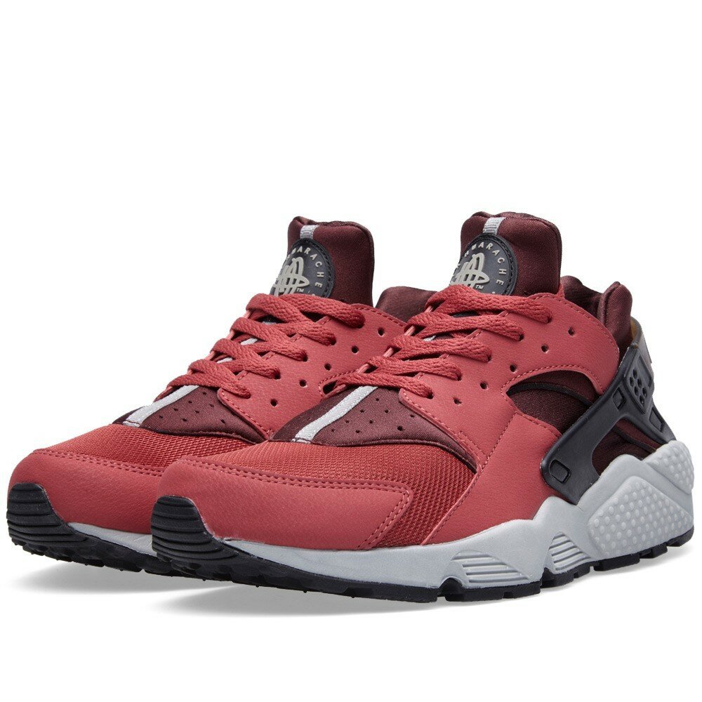 Nike Air Huarache Basket Homme Code de Style: 318429-601 Cèdre Noir Et Bordeaux Foncé