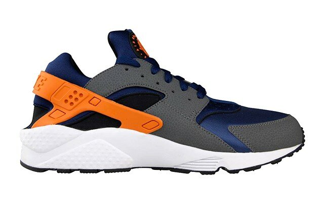 Nike Air Huarache Basket Homme Courageux Bleu Orange Urbaine