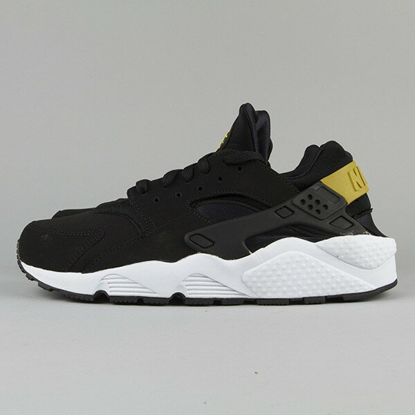 Nike Air Huarache LE Basket Homme Noir Et Jaune Visiter
