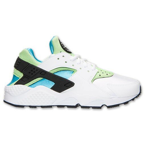 Basket Nike Air Huarache Femme Code de Style: 634835 100 Blanc / L'Eau Claire / Flash Chaux