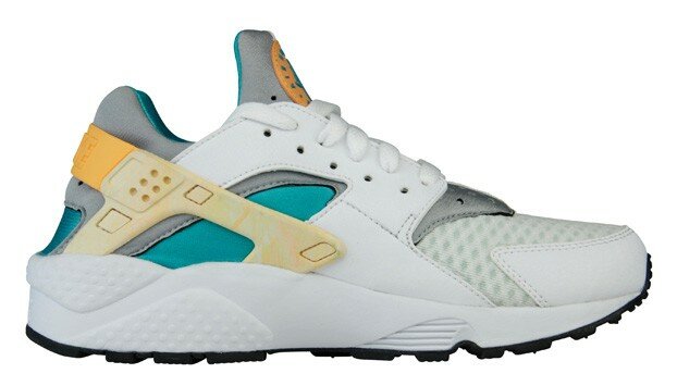 Basket Nike Air Huarache Femme Blanc / Orange Atomique / Jade Hyper