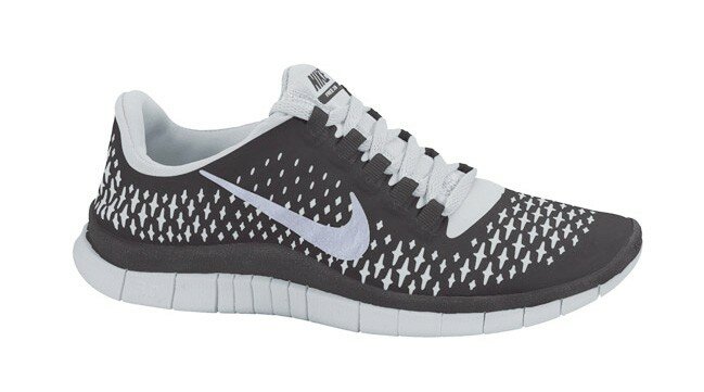 Chaussure de Course Nike Free 3.0 V4 Homme Anthracite Blanc Platine