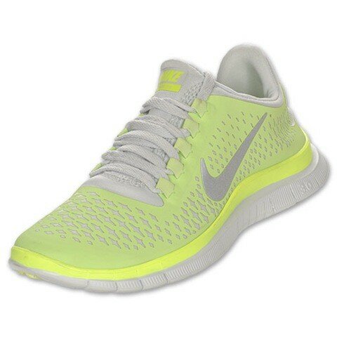 Chaussure de Course Nike Free 3.0 V4 Femme Jaune Gris