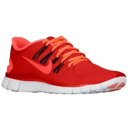 Nike Free 5.0+ Homme Chaussure de Course Gymnase Rouge / Noir Rouge / Atomique / Blanc Sommet