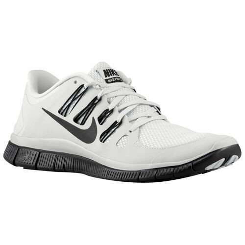 Nike Free 5.0+ Chaussure de Course Homme Platine Pur / Noir / Blanc Sommet