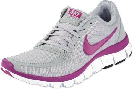 Nike Free 5.0 V4 Femme Chaussures Blanc Gris Violet