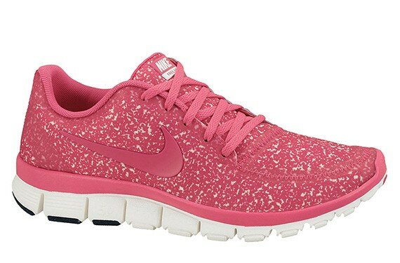 Nike Free 5.0 V4 Print "Pink Force" Chaussures Femme Voile / Rose Force Voile