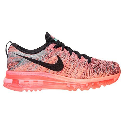 Nike Flyknit Air Max Multicolore Femme Chaussures de Running Code de Style: 620659 601 Poin?on Hyper / Mangue Noir Brillant