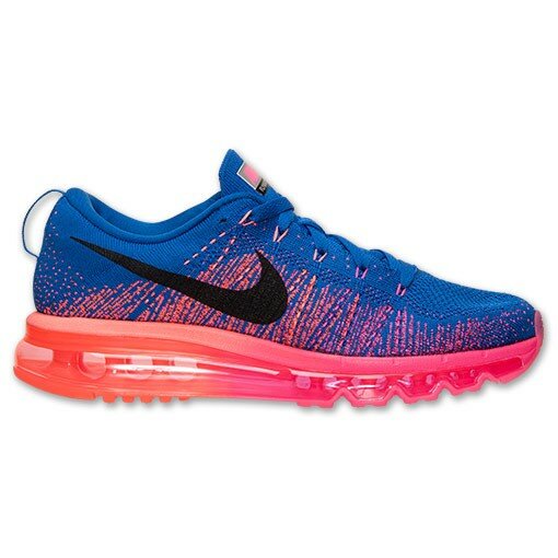 Nike Flyknit Air Max Femme Chaussure de Course Code de Style: 620659 400 Gymnase Rouge / Noir Hyper-Mangue Rose Lumineux