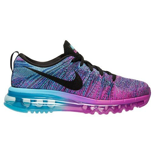 Nike Flyknit Air Max Multicolore Femme Chaussure de Course Code de Style: 620659 502 Flash Fuchsia / Noir-L'Eau Claire