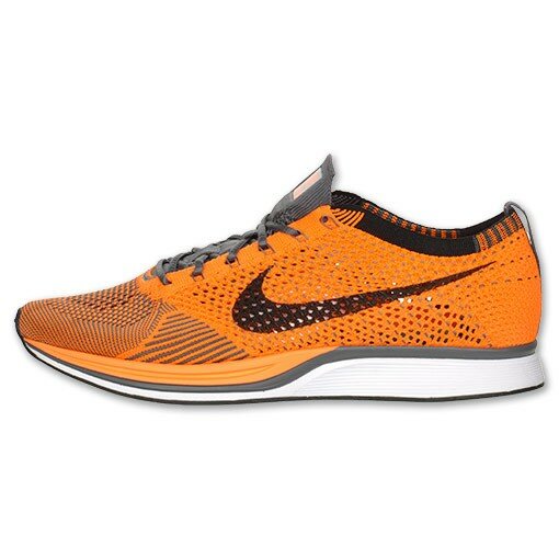 Nike Flyknit Racer Chaussure de Course Homme Code de Style: 526628 810 D'Orange Totale