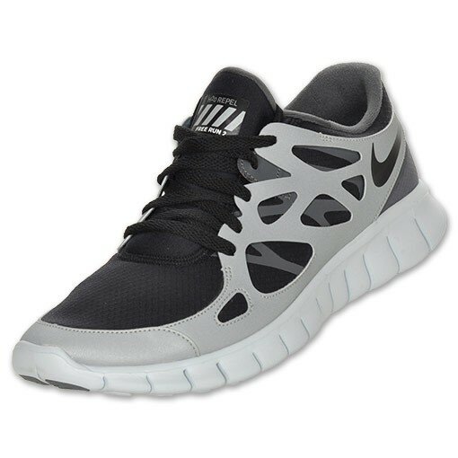 Chaussures de Running Nike Free Run+ 2 Shield Homme Code de Style: 472519 020 Gris / Noir