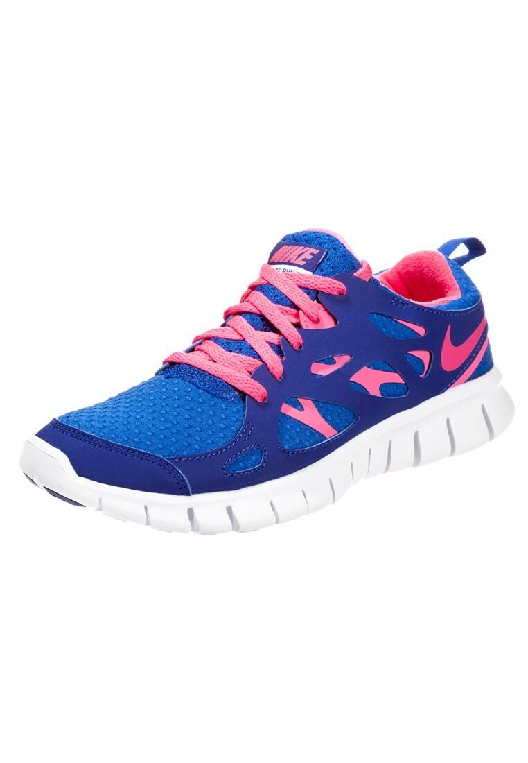 Chaussures de Running Nike Free Run 2+ Homme Jeu Royal / Rose Hyper / Bleu Royal Profond / Blanc
