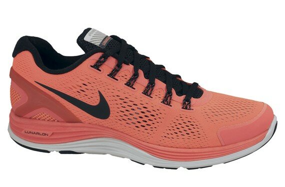 Chaussures Nike LunarGlide+ 4 Shield Homme Code de Style: 537475-660 Pourpre Clair / Noir Platine Pur