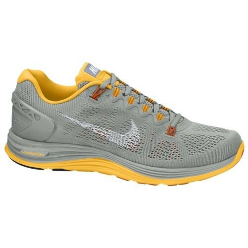 Chaussures Nike Lunarglide+ 5 Femme Code de Style: 99395008 Base Grise / Mangue Atomique / Orange / Blanc Solaire