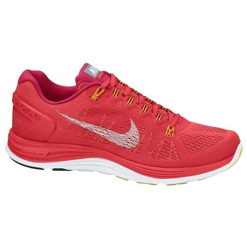 Chaussures Nike Lunarglide+ 5 Femme Code de Style: 99395601 Pourpre Laser / Légion Rouge / Mangue Atomique / Blanc