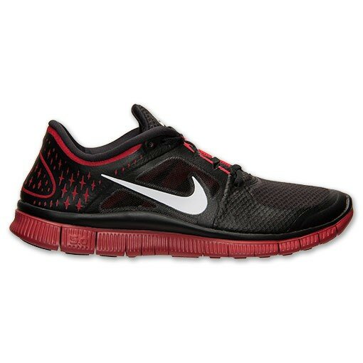 Chaussures de Running Nike Free Run+ 3 NSW Homme Noir / Blanc / Rouge Salle De Gym