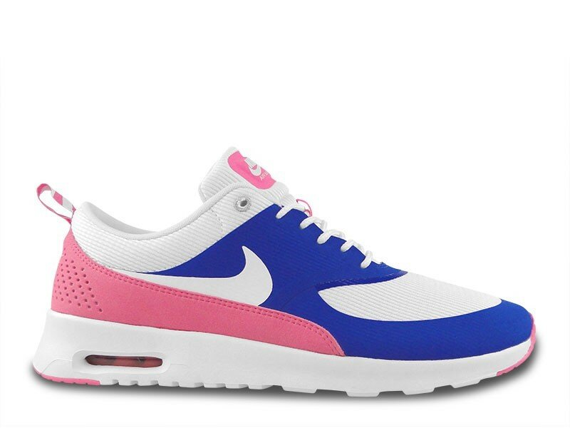 Nike Air Max Thea - Chaussures Running Femme Jeu Royal Blanc/Lueur Rose/Loup Gris Code de Style 599409 403