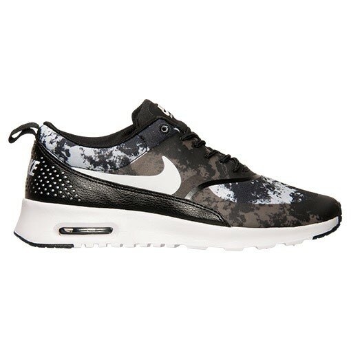 Nike Air Max Thea Print Modele Femme Noir/Blanc Gris/Obscurité Code de Style 599408 007